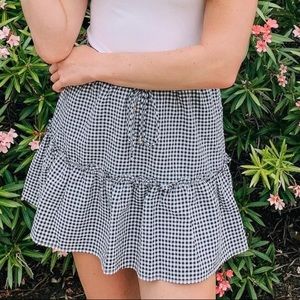 Boutique Checkered skirt